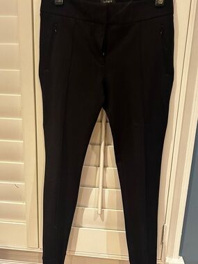 LOFT Black Ponte Slim Dress Pants Size 6petite